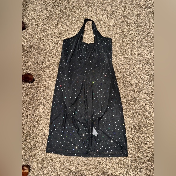 SHEIN Dresses & Skirts - Sexy Sparkly Halter Bodycon Mini Cocktail Dress